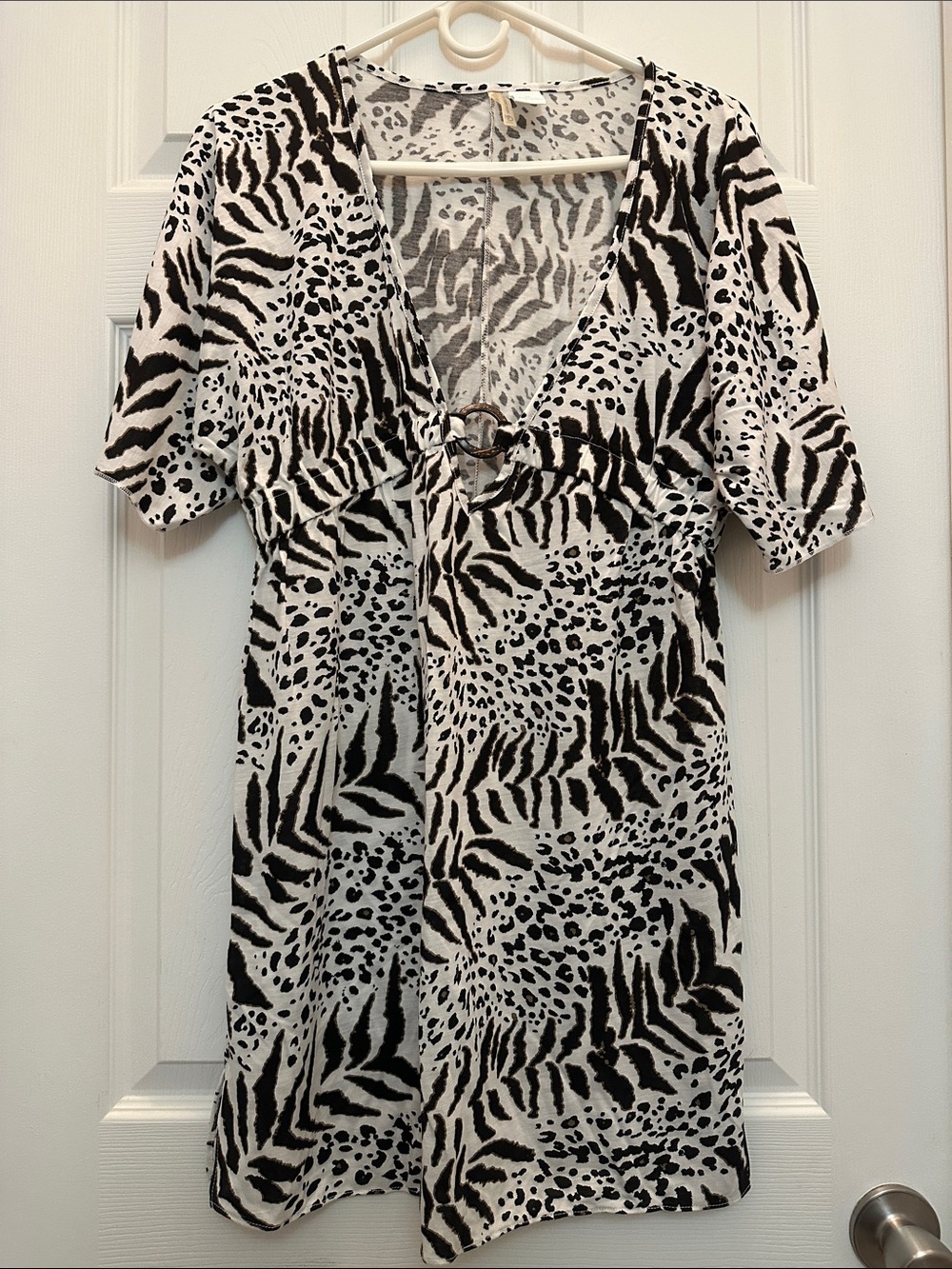 Animal Print bathing suit cover up